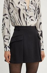 Spódnica mini Silvian Heach  czarna GPA24013MG