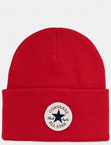 Czapka zimowa Converse  czerwona damska 10022137.A20