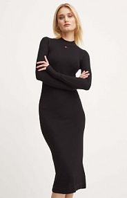 Sukienka midi Diesel  czarna A14954.0BLAN