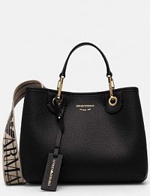 Torebka shopperka Emporio Armani  czarna EW000361.AF12