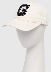 Czapka z daszkiem Gant  beżowa damska 4900085