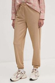 Spodnie dresowe Gant  beżowe damskie 4204921