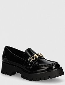 Mokasyny Guess  czarne damskie FLTALM.ELE14.