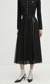 Spódnica midi Joop!  czarna 30045183