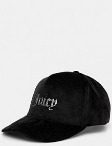 Czapka z daszkiem Juicy Couture  czarna damska JCAWH224702.1