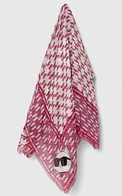 Chusta Karl Lagerfeld  różowa 245W3302