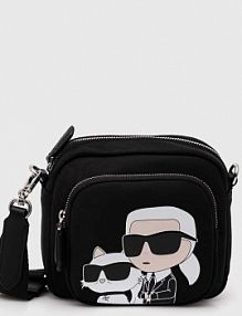 Saszetka na ramię Karl Lagerfeld  czarna damska 245W3061