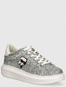 Sneakersy Karl Lagerfeld  srebrne damskie KL62573N.GSL