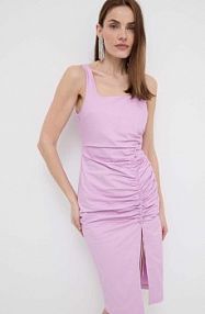 Sukienka mini Karl Lagerfeld  różowa 241W1303