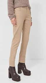 Spodnie eleganckie Morgan  beżowe damskie PETRA1.CHAMOI