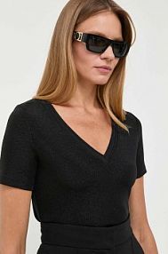 T-shirt Morgan  czarny damski DIWI.NOIR