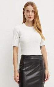 Sweter Morgan  biały damski MENTHE