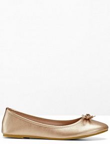Baleriny z kokardką  Bonprix