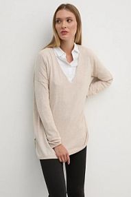 Sweter Pepe Jeans  beżowy damski PL702220