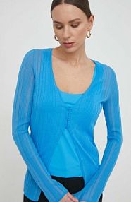 Kardigan pinko  niebieski 103543.A1ND