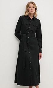 Sukienka maxi Polo Ralph Lauren  czarna 211941456