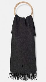 Szalik Polo Ralph Lauren  szary damski 455954371