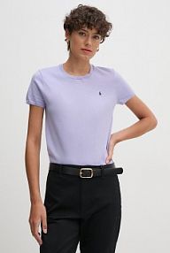 T-shirt Polo Ralph Lauren  fioletowy damski 211891673