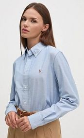 Koszula Polo Ralph Lauren  niebieska damska 211941520