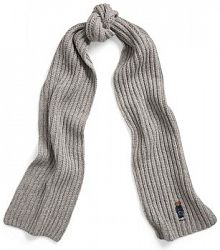 Szalik Polo Ralph Lauren  szary damski 455931877