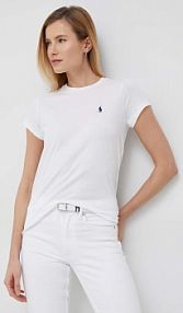 T-shirt Polo Ralph Lauren  biały damski 211898698