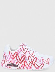 Sneakersy Skechers  białe damskie 155507.PPYY