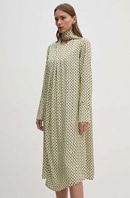 Sukienka midi Tommy Hilfiger  żółta WW0WW42318