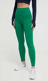 Legginsy Tommy Hilfiger  zielone damskie WW0WW41082