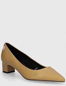 Czółenka Tommy Hilfiger  beżowe FW0FW08204