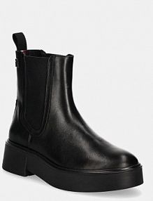 Sztyblety Tommy Hilfiger  czarne damskie FW0FW08095