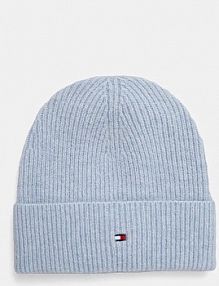 Czapka zimowa Tommy Hilfiger  niebieska damska AW0AW16633