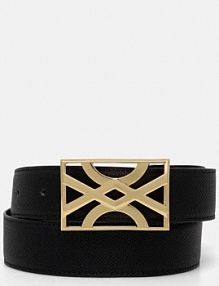 Pasek United Colors of Benetton  czarny damski 6HEEUL00D