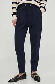 Spodnie eleganckie United Colors of Benetton  granatowe damskie 4DI4DF00J