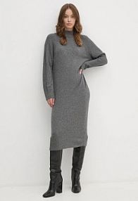 Sukienka midi United Colors of Benetton  szara 1235DV01T