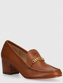 Czółenka Lauren Ralph Lauren  brązowe 802942573002.