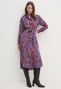 Sukienka midi Lauren Ralph Lauren  multicolor 200940182