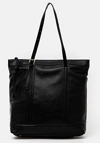 Torebka shopperka Sisley  czarna 69YGWY04H