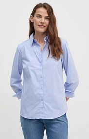 Koszula z długim rękawem Sisley  niebieska 5CNXLQ04S