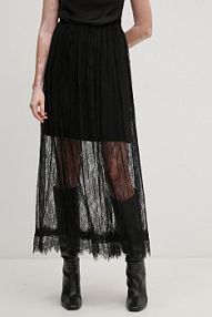 Spódnica maxi Sisley  czarna 4HLGL0029