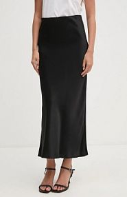 Spódnica maxi Sisley  czarna 4RZFL0027