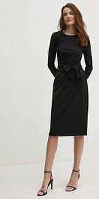 Sukienka mini Sisley  czarna 4NQXLV066