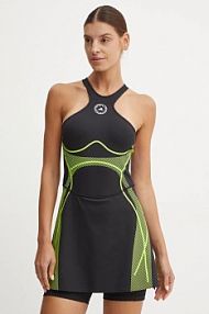 Sukienka mini adidas by stella mccartney  czarna IZ0173