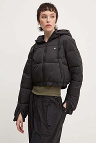 Kurtka puchowa Tommy Jeans  czarna damska DW0DW18313