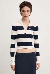 Sweter Tommy Jeans  beżowy damski DW0DW18679