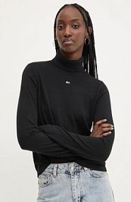 Golf Tommy Jeans  czarny damski DW0DW19686