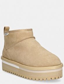 Śniegowce Tommy Jeans  beżowe damskie EN0EN02599