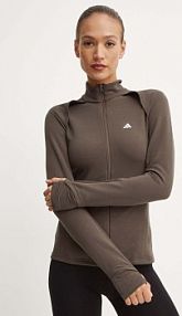 Bluza rozpinana adidas performance  zielona damska IT0672