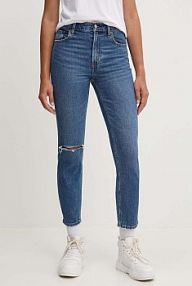 Jeansy Abercrombie & Fitch  granatowe damskie KI155.3348.27