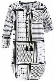 Długa tunika  z czystej bawełny  Bonprix