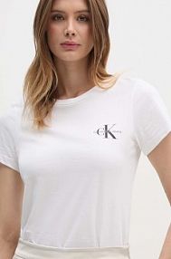 T-shirt Calvin Klein Jeans  fioletowy damski J20J219734